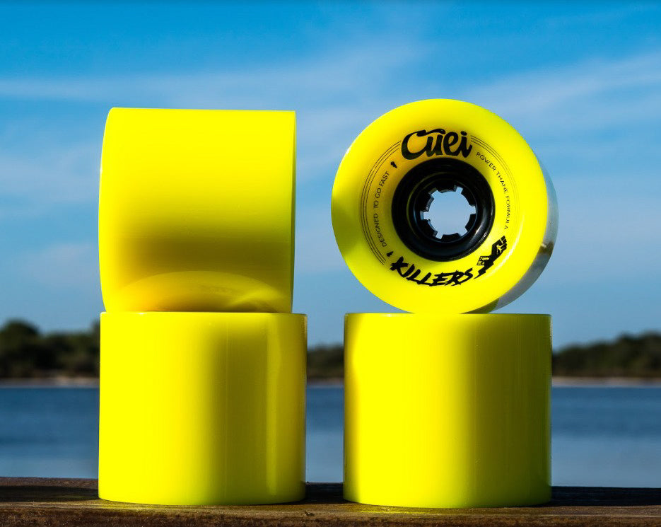 74mm Cuei Killer 80a Yellow – Longboard Living