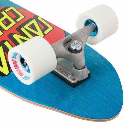 10.5” SANTA CRUZ X CARVER CLASSIC DOT PIG CX TRUCK SURFSKATE COMPLETE